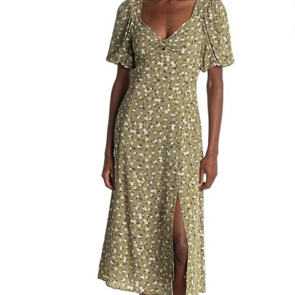 Astr Dresses & Skirts - ASTR The Label | Green Floral Midi Dress